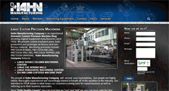 Desktop Screenshot of hahnmfg.com